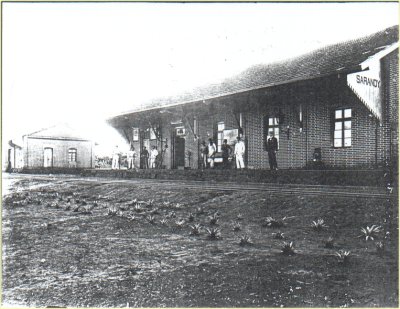 A estação de Sarandy em 1908